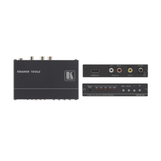 VP-410 Composite Video & Stereo Audio to HDMI Scaler
