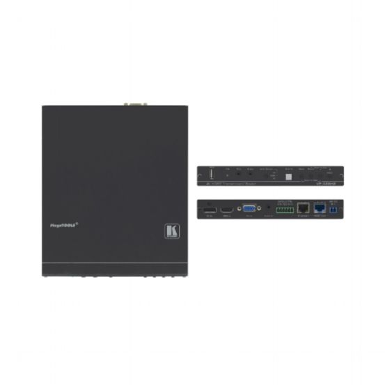 VP-428H2 DisplayPort  HDMI & VGA Auto Switcher/Scaler and PoE Provider over HDBaseT with 4K60 4:4:4 HDCP 2.2 Input Support