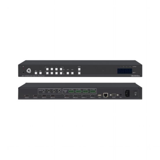 VS-44H2A 4x4 4K HDR HDMI HDCP 2.2 Matrix Switcher with Audio De-embedding