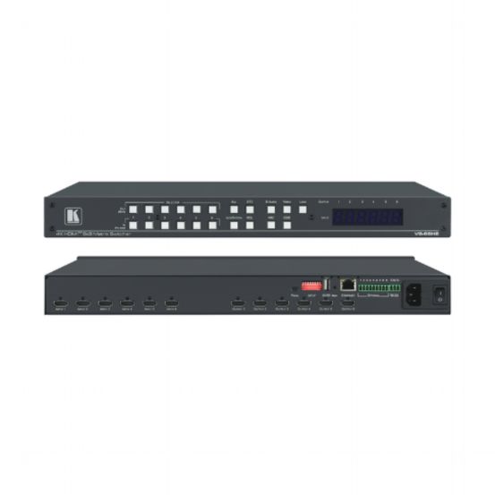 VS-66H2 6x6 4K HDR HDCP 2.2 Matrix Switcher with Digital Audio Routing