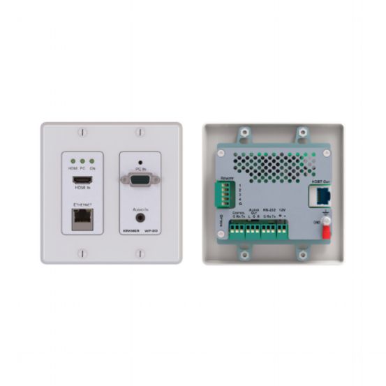 WP-20/US(W) HDMI, VGA, RS−232, ETH & Audio HDBaseT TX Active Wall Plate