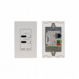 Kramer WP-211T/US(W/B) US Size 4K60 4:2:0 2 HDMI to HDBaseT Wall Plate