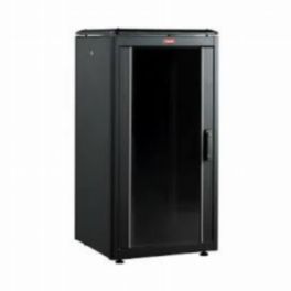 Lande Lande DYNAmic 20U 19 inch Cabinet - 600mm W 600mm D - 1x Brushed Cable Entry to Rear Door - Black