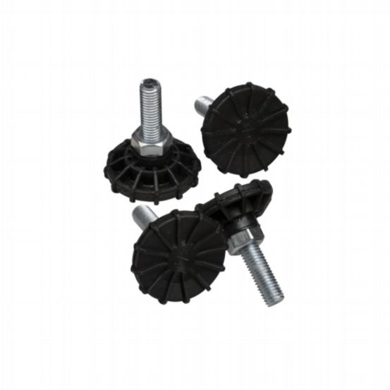 PVC Leveling Feet Group 1 set (4 pcs.) M10