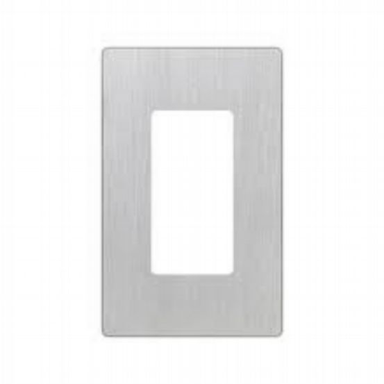 Lutron Claro 1 Gang Faceplate – Stainless Steel