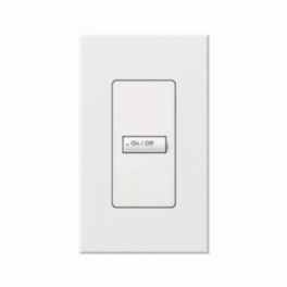 Lutron  Lutron HomeWorks® QS Wired seeTouch® Architectural Keypad – Insert Style 1 Button Keypad - White