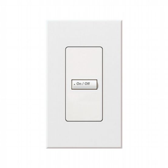 Lutron HomeWorks® QS Wired seeTouch® Architectural Keypad – Insert Style 1 Button Keypad - White