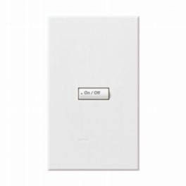 Lutron  Lutron HomeWorks® QS Wired seeTouch® Architectural Keypad – Non-Insert Style 1 Button Keypad - White
