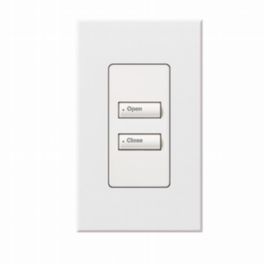 Lutron  Lutron HomeWorks® QS Wired seeTouch® Architectural Keypad – Insert Style 2 Button Keypad - White