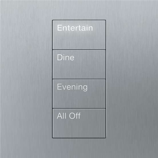 Palladiom Keypad. Square Style 1 Column 3 Button Raise/Lower Complete Unit