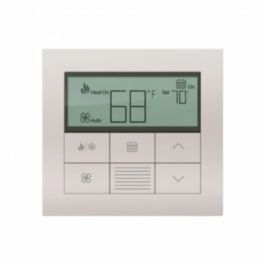 Lutron  Lutron HomeWorks Palladiom Thermostat – Bright Chrome