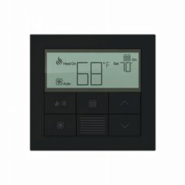 Lutron  Lutron HomeWorks Palladiom HVAC Controller (Thermostat) - Black Plastic