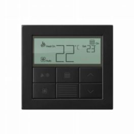 Lutron  Lutron HomeWorks Palladiom HVAC Controller (Thermostat) – Polished Graphite