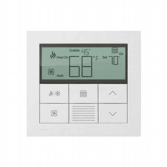 Lutron HomeWorks Palladiom Thermostat – White