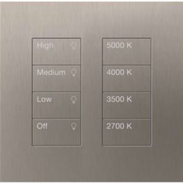 Lutron  Palladiom Keypad. USA Style 4 Button with Predefined Engraving