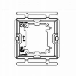 Lutron  Lutron HomeWorks Wired Alisse Keypad Base Unit Square Backbox Three Column Adapter