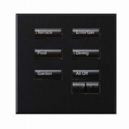 Lutron  Lutron Wired International seeTouch® Keypad – 6 Button with Raise/Lower (Non-Insert) – Mica