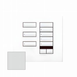 Lutron  Lutron Wired International seeTouch® Keypads – Non-Insert Style 8 Button with Raise/Lower and IR - Bright Chrome