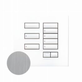 Lutron  Lutron Wired International seeTouch® Keypads – Non-Insert Style 8 Button with Raise/Lower - Black Anodised
