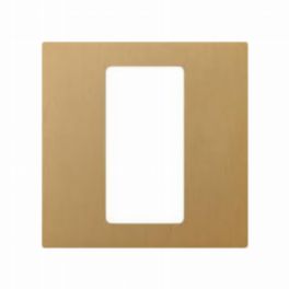 Lutron  Lutron Pico Single Opening Square Faceplate – Satin Brass