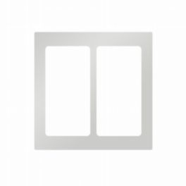 Lutron  Lutron Pico Wireless Faceplate – Double Opening (2-Column) – Bright Chrome