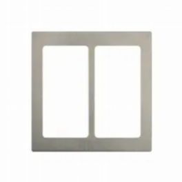 Lutron  Lutron Pico Wireless Faceplate – Double Opening (2-Column) – Satin Nickel