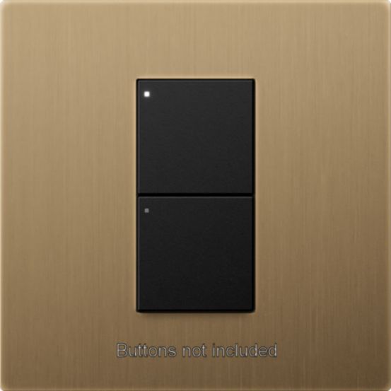 Lutron RadioRA 3 Vierti Single Faceplate – Aged Bronze