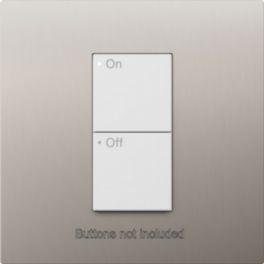 Lutron  Lutron RadioRA 3 Vierti Single Faceplate – Bright Chrome