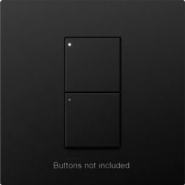 Lutron  Lutron RadioRA 3 Vierti Single Faceplate – Black