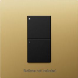Lutron  Lutron RadioRA 3 Vierti Single Faceplate – Brushed Brass