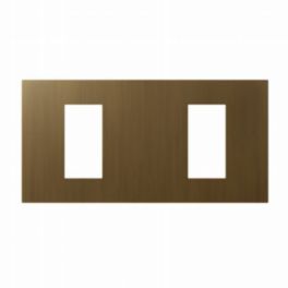 Lutron  Lutron RadioRA 3 Vierti Dual Faceplate – Aged Brass