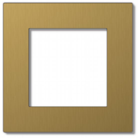 Lutron RA3 Vierti 2-Column Faceplate - Brushed Brass