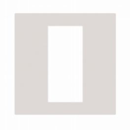 Lutron  Lutron Palladiom Square Style Faceplate – 1 Column – Bright Chrome