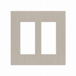 Lutron  Lutron Palladiom USA Style Faceplate 2G - Satin Nickel