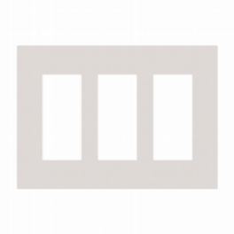 Lutron  Lutron Palladiom USA Style 3-Column Faceplate – Bright Chrome