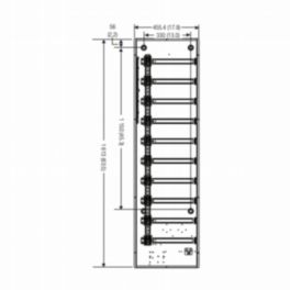 Lutron  Lutron Feed Through DIN Enclosure (HomeWorks QS)