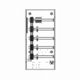 Lutron  Lutron HomeWorks DIN Panel (36”, 3 Phase, MCB Input Breakers, No Low Voltage Section)