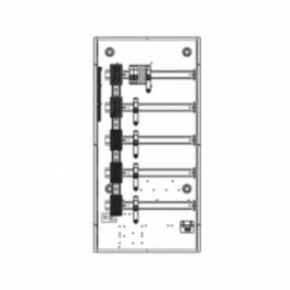 Lutron  Lutron HomeWorks DIN Panel (36”, 1 Phase, 10A RCBO Breakers, No Low Voltage Section)