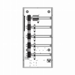 Lutron  Lutron HomeWorks DIN Panel (36”, 3 Phase, 10A RCBO Breakers, No Low Voltage Section)