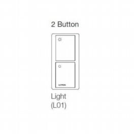 Lutron  Pico Control 2 Button in White