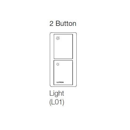 Pico Control 2 Button in White