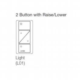 Lutron  Pico Control 2 Button in Black