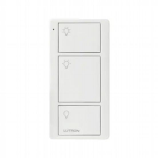 Lutron Pico Light Remote – 3-Button (On / Favourite / Off with Light Icons) – White