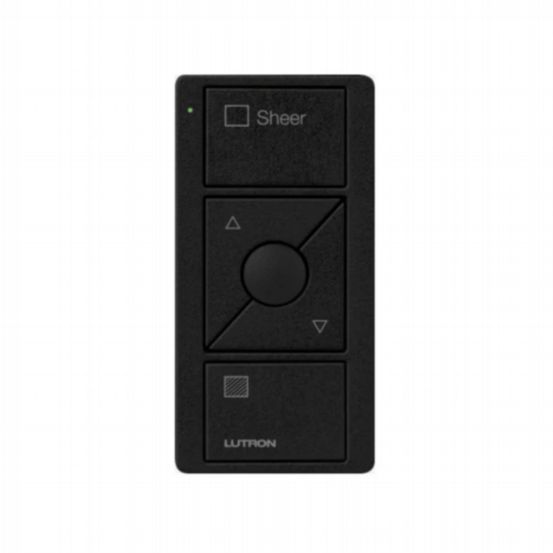 Lutron Pico Wireless Controller 3 Button with Raise and Lower – Black (Sheer Icons)