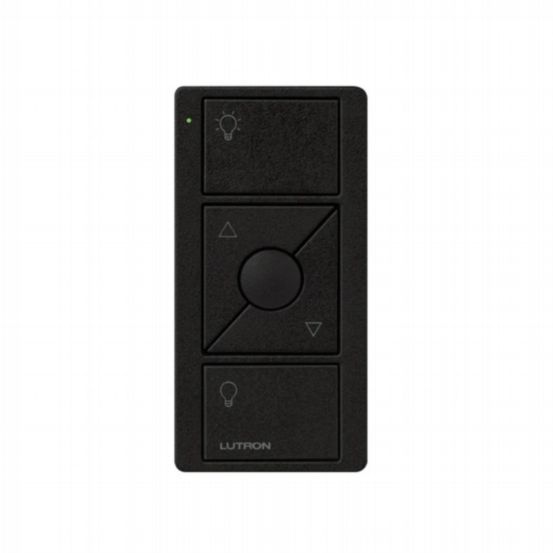 Lutron Pico Blind Remote – 3-Button with Raise/Lower, Blind Icons & “Skylight” Text – Black