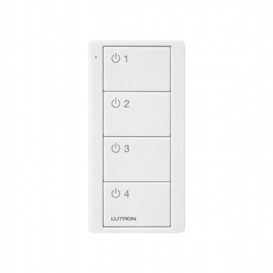 Lutron Pico Control – 4-Button (4-Group Toggle Engraving) – White