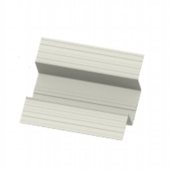 Lutron Recessed Drapery Pocket Extrusion (8 ft / 2.4 m, White, 3 Pack)