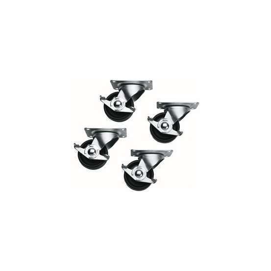 Casters, Slim 5 Series, Locking