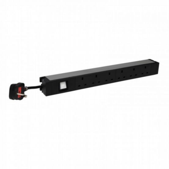 Middle Atlantic 19” PDU LCS³ – 1U, 6 Outlets, British Standard, 1 Luminous Switch