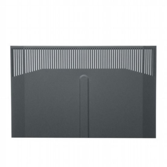 Middle Atlantic 25RU Solid Front Door with Partial Venting for BGR Racks – Steel, Black Finish